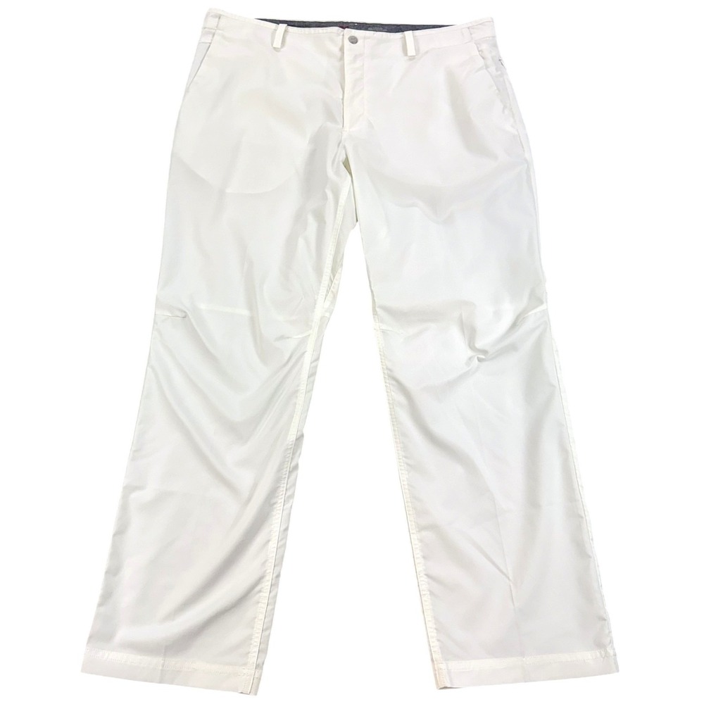 Nike Tiger Woods Golf Pants Mens 38x30 White Outdoor Athletic Preppy 726220-100